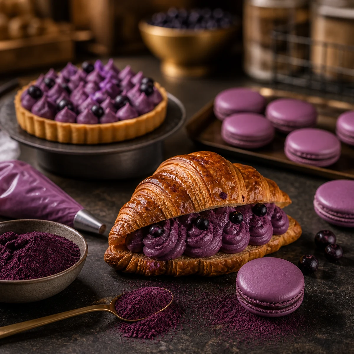 Açaí Powder for Bakeries: Natural Purple Color Without Freezer