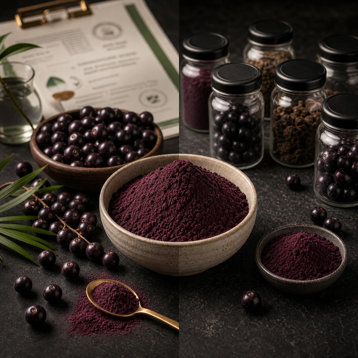 Organic Açaí Powder vs Conventional: B2B Buyer Guide