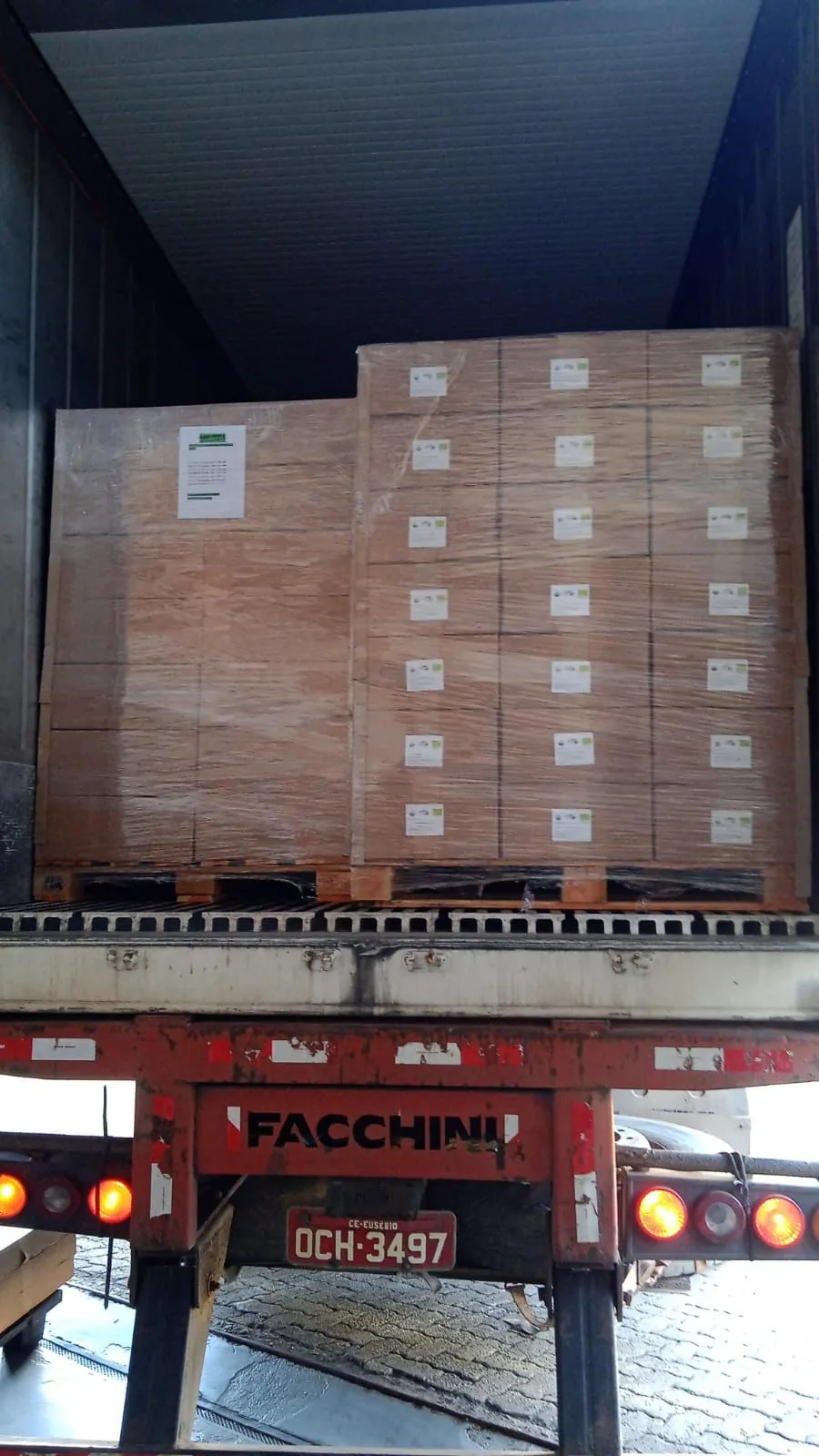 Palletized dispatch