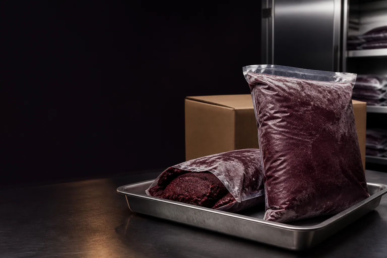 Frozen Açaí Pulp (Industrial Bulk)