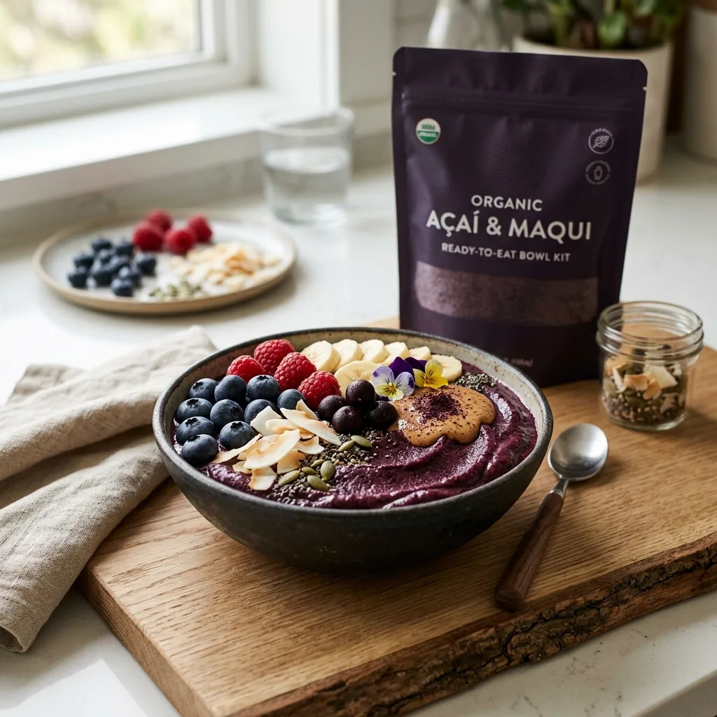 Organic Açaí-Maqui Bowl To Go