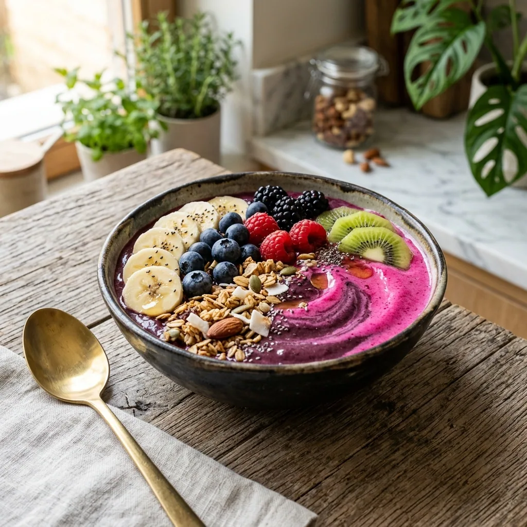 Organic Açaí-Pitaya Bowl To Go